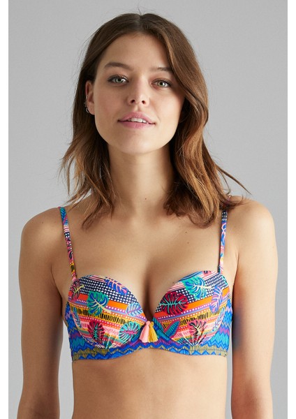 Baskılı Sydne Super Seksi Bikini Üstü fiyatları