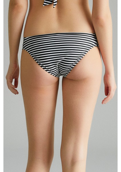 Siyah Çizgili Helen Hipkini Bikini Altı fiyatları