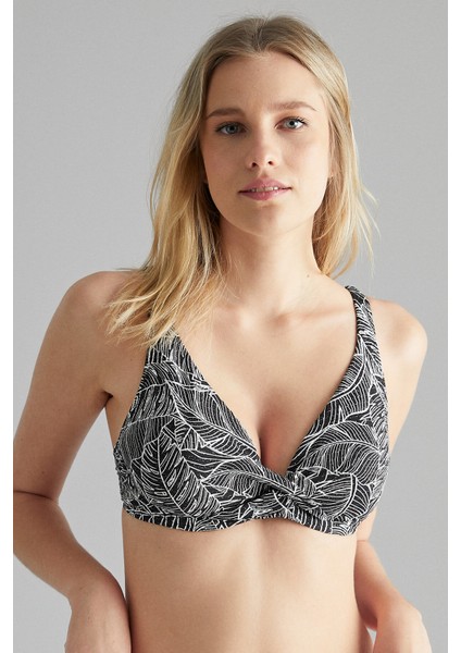Siyah Foresta Hot Balen Bikini Üstü