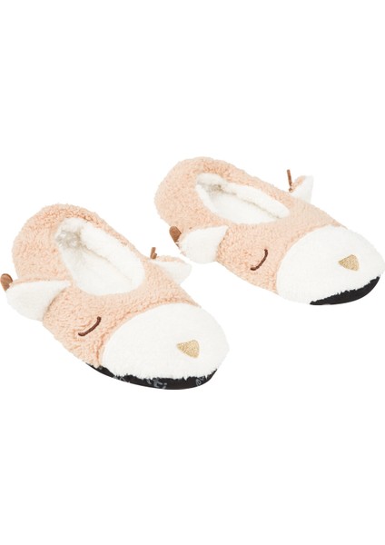Bej Gold Deer Patik Çorap