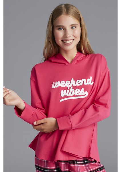 Fuşya Vibes Sweatshirt