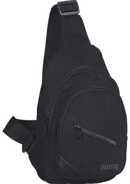 Strong Kanvas Çapraz Askılı Göğüs ve Sırt Çantası, Body Bag Çanta