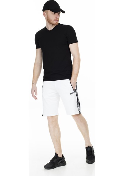 V Yaka T-Shirt Erkek T-Shirt N08Er fırsatları