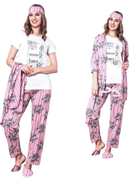 Pijama Takımı 5’li Set Süprem Kumaş Kadın