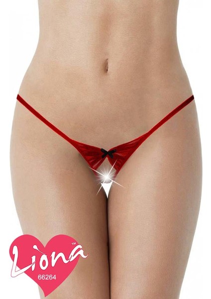 Ağı Açık Büyük Beden Kelebek Tanga Modeli