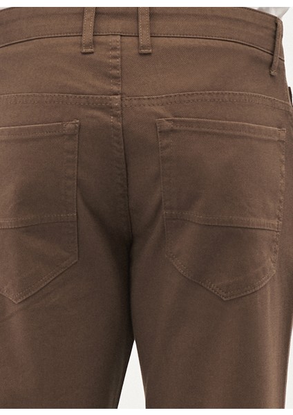 ALTINYILDIZ CLASSICS Erkek Vizon Regular Fit Desenli Pantolon 4A0118200031