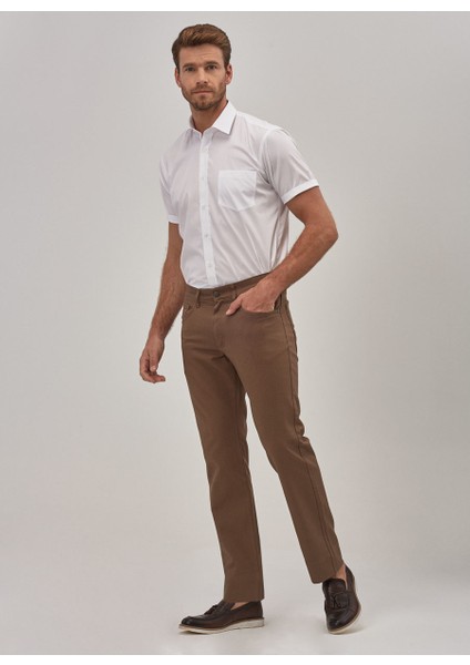 ALTINYILDIZ CLASSICS Erkek Vizon Regular Fit Desenli Pantolon 4A0118200031 fiyatları