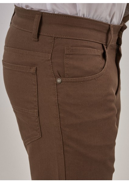 ALTINYILDIZ CLASSICS Erkek Vizon Regular Fit Desenli Pantolon 4A0118200031 indirimleri