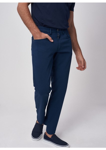 ALTINYILDIZ CLASSICS Erkek İndigo Regular Fit Desenli Pantolon 4A0118200031 indirimleri