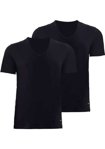 Erkek Fanila 2'li Paket Tender Cotton 9671 - Siyah