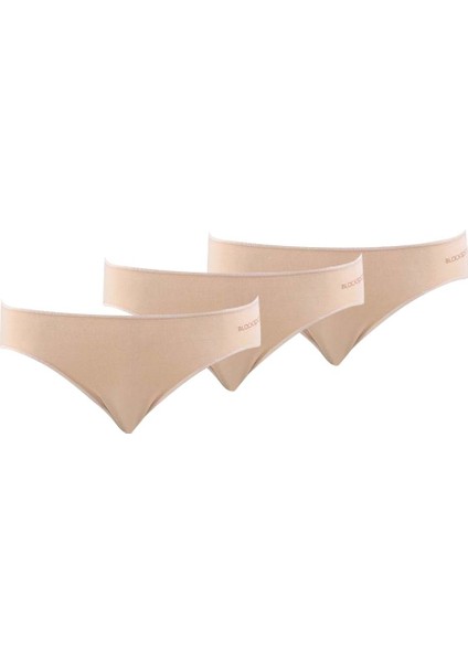 Kadın Slip Külot 3'lü Paket Essential 1574 - Ten