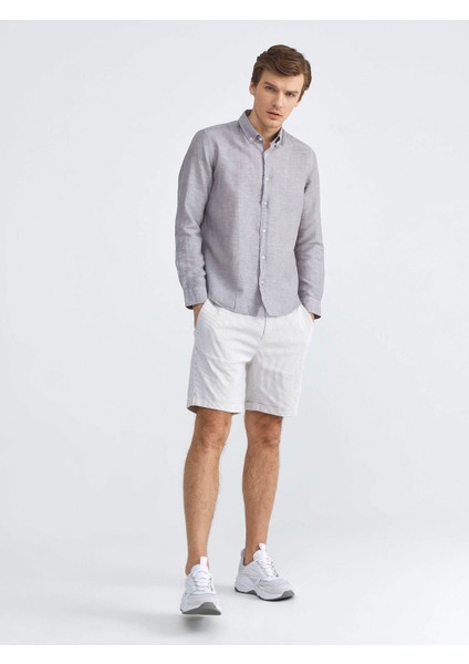 Keten Basic Slim Fit Gömlek fiyatları