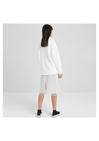 TÜL DETAYLI MİDİ ETEK fiyatları