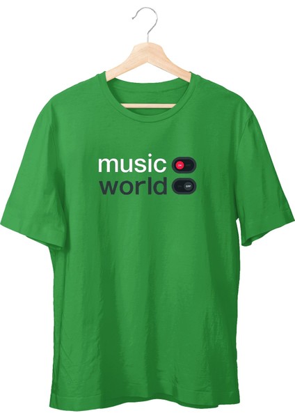 Music On World Off Unisex T-Shirt