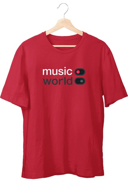 Music On World Off Unisex T-Shirt