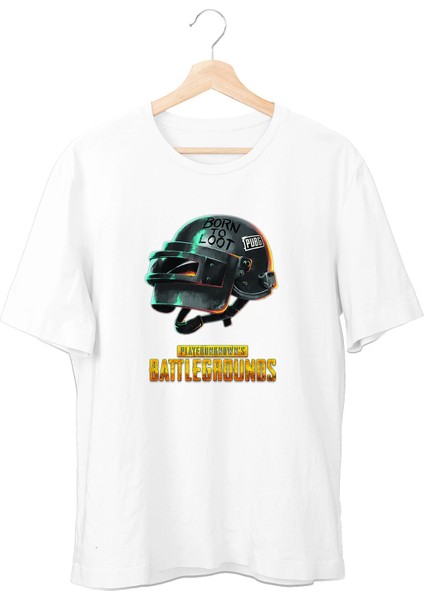 Pubg Kask Unisex T-Shirt