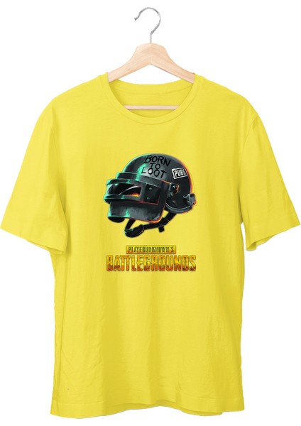 Pubg Kask Unisex T-Shirt