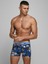 Jack & Jones Jacflower Trunks 3 Pack Noos Erkek Siyah Boxer 12171253-Black 2