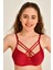 Kadın 1015 Çapraz Askılı Desteksiz Sütyen Bordo 1
