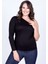 Tek Kol Bluz Siyah 3XL 35141 1