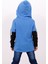 Erkek Çocuk Kapşonlu Kolları Baskılı Sweatshirt 2