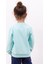 Kız Çocuk Göğsü Kalp Nakışlı Sweatshirt 2