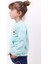 Kız Çocuk Göğsü Kalp Nakışlı Sweatshirt 3
