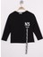 Kız Çocuk Cep Üstü Baskılı Sweatshirt 1