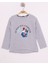 Kız Çocuk Pullu Güllü Nakışlı T-Shirt 1