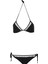 Kadın Siyah & Beyaz Bikini Takım-Y19MY007-089 1