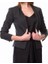Kadın Yakalı Antrasit Ceket-K1416047-046 3