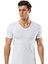 Pamuk Elastan V Yaka T-Tshirt 3