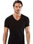 Pamuk Elastan V Yaka T-Tshirt 4
