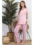 Kadın Kısa Kol Viskon Pijama Takımı 8721 1