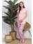 Kadın Kısa Kol Viskon Pijama Takımı 8721 2