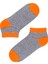 Çok Renkli Erkek Çocuk Neon Striped 2'li Patik Çorap 2