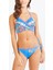 Denim Look Wrap Bikini Üstü 4
