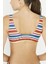 Çizgili Linosa Üçgen Knot Bikini Üstü 2
