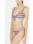 Çizgili Linosa Üçgen Knot Bikini Üstü 3