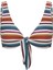 Çizgili Linosa Üçgen Knot Bikini Üstü 4