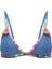 Denim Look Üçgen Fit Bikini Üstü 4