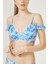 Baskılı Hawai Tee Bikini Üstü 1