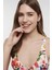 Çok Renkli Sunset Üçgen Knot Bikini Üstü 3
