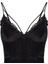Parlak Siyah Luna Corded Bralet 5