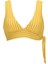 Safran Çizgili Kate Derin V Bikini Üstü 5