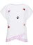 Kırık Beyaz Gingham Daisy T-Shirt 5