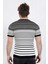 Alexander Gardı Bisiklet Yaka T-Shirt, Yeşil Çizgili (Ag504806) Beyaz-Yeşil M 4