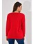 20026175 Triko Tek Cepli Bluz KIRMIZI 4