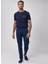 ALTINYILDIZ CLASSICS Erkek İndigo Regular Fit Desenli Pantolon 4A0118200031 3