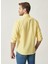 Erkek Sarı Düğmeli Yaka Tailored Slim Fit Oxford Gömlek 4